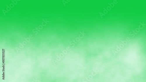 White smoke vapour cloud sky smog flowing mystic effect on chroma key green screen alpha channel background photo