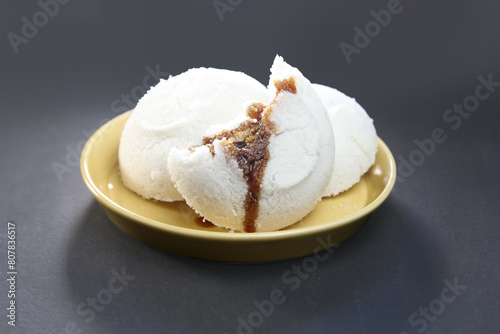 Steamed Rice Cake or Bhapa Pitha is a traditional dish of Bangladesh. Winter Vapa Pitha. photo