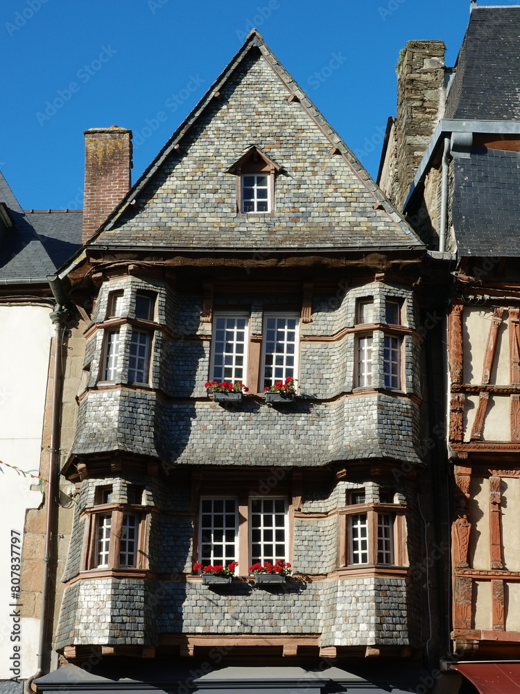 Maison dans les rues de Lannion