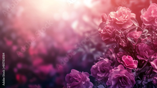 A close up of a bunch of pink roses