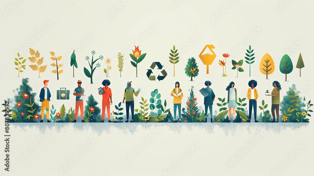 Green energy concept with character situations collection. Bundle of scenes people use alternative energy sources, conserve water and electricity, recycling. Vector illustrations in flat web design Green energy concept with character situations collection. Bundle of scenes people use alternative energy sources, conserve water and electricity, recycling. Vector illustrations in flat web design