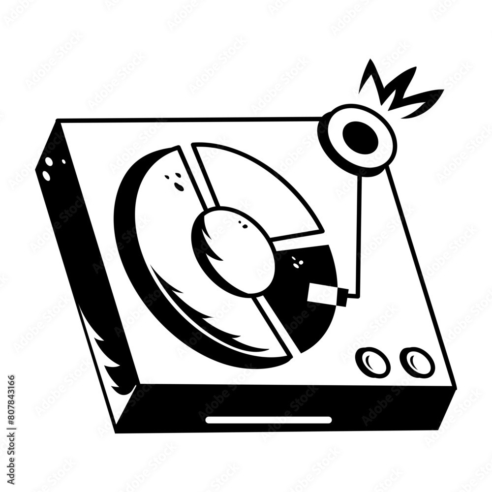 Fototapeta premium Get this doodle icon of statistics record 