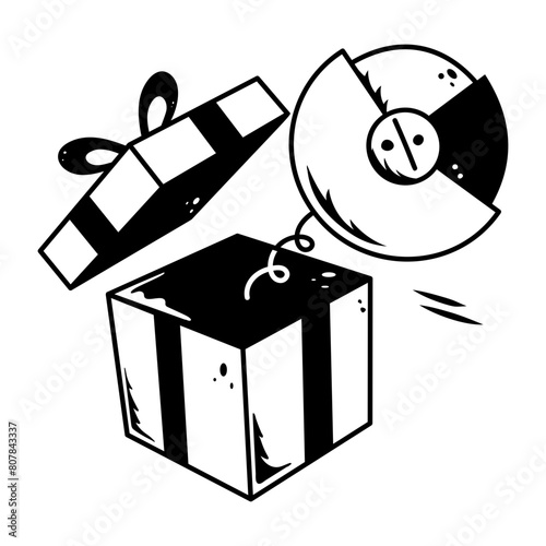 Download doodle icon of unexpected outcome 