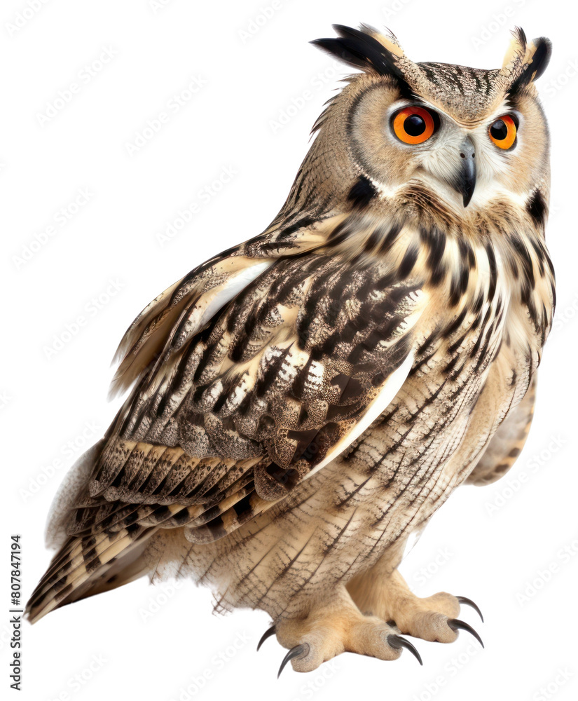 Fototapeta premium PNG Eagle owl animal bird beak.