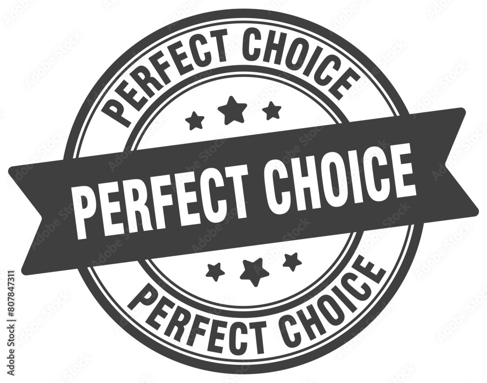 perfect choice stamp. perfect choice label on transparent background. round sign perfect choice stamp. perfect choice label on transparent background. round sign