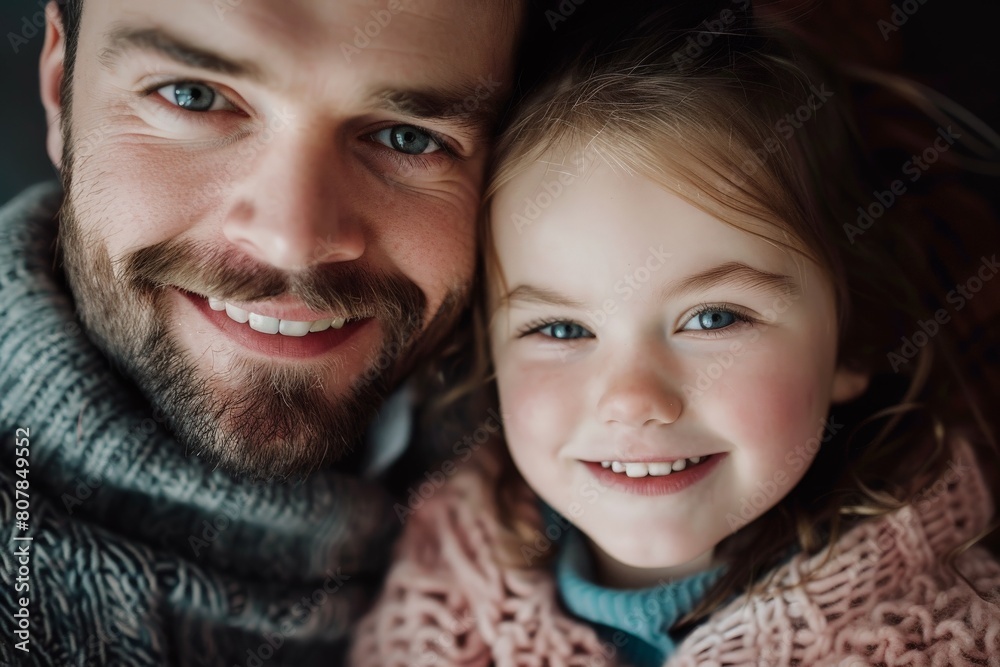 Middle-aged couple wearing eyeglasses. Beautiful simple AI generated image in 4K, unique.