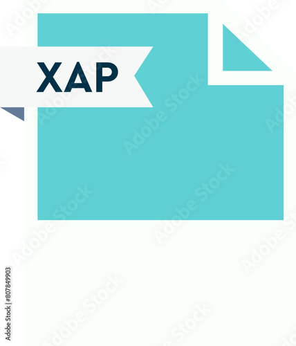 XAP File format icon  roe color fill