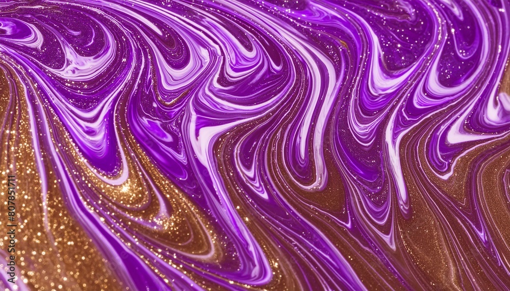 Obraz premium abstract glitter liquid paint background