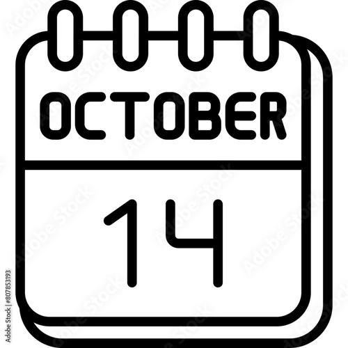 14  October Icon