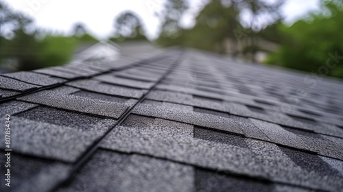 rooftop on the house, close-up scene