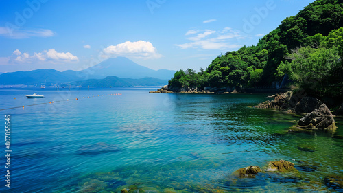 美しい海と青い空