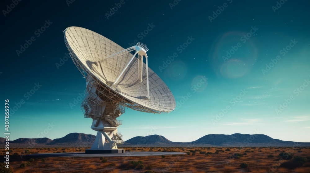 Parabolic satellite dish space technology receivers