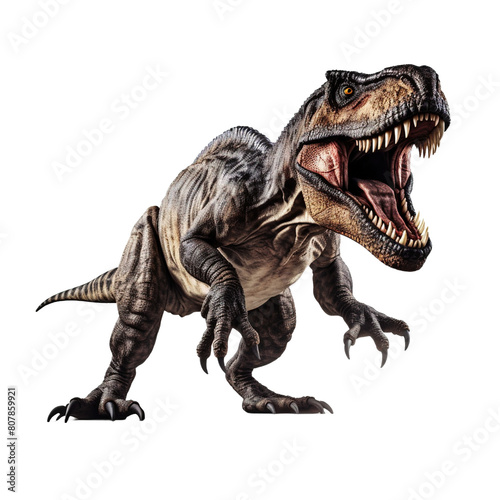T-rex isolated on transparent background