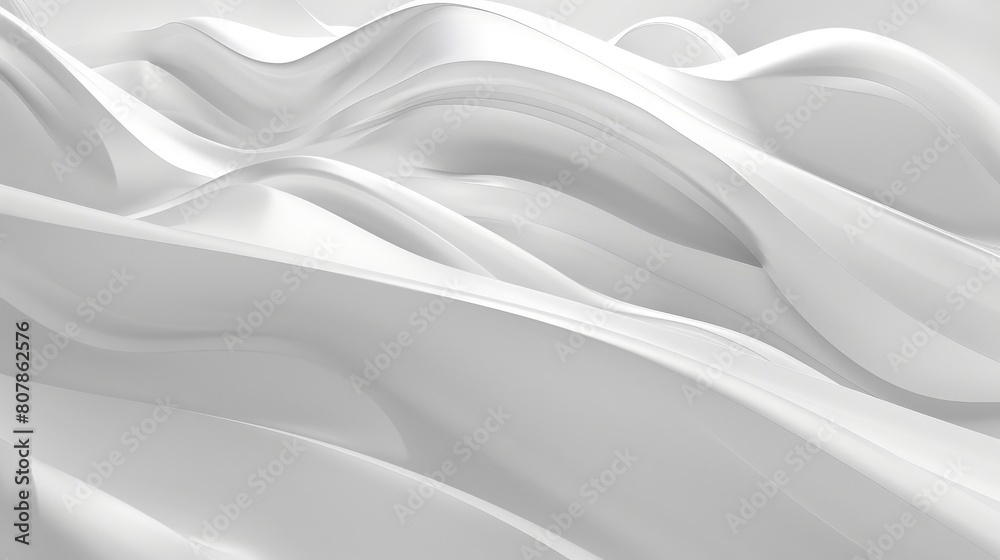 Detailed view of a plain white sheet of fabric, showing its texture and smooth surface up close Detailed view of a plain white sheet of fabric, showing its texture and smooth surface up close