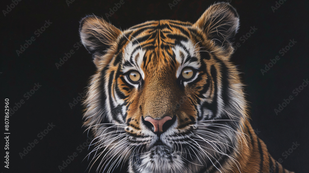 Shoot of tiger wildlife portrait