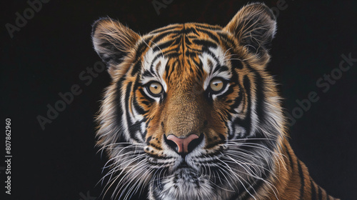 Shoot of tiger wildlife portrait © naeem