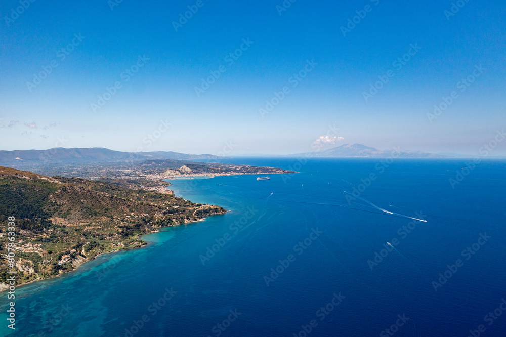 Sunny view of Zakinthos