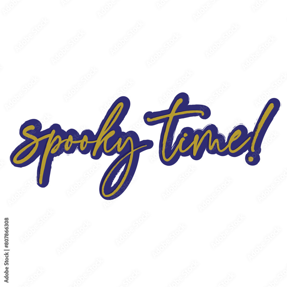 spooky time word art vector spooky time word art vector