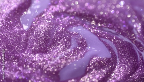 close up abstract glitter liquid paint background