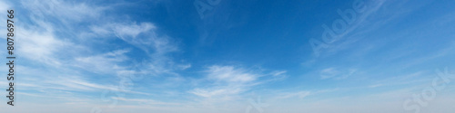 blue sky with clouds photo