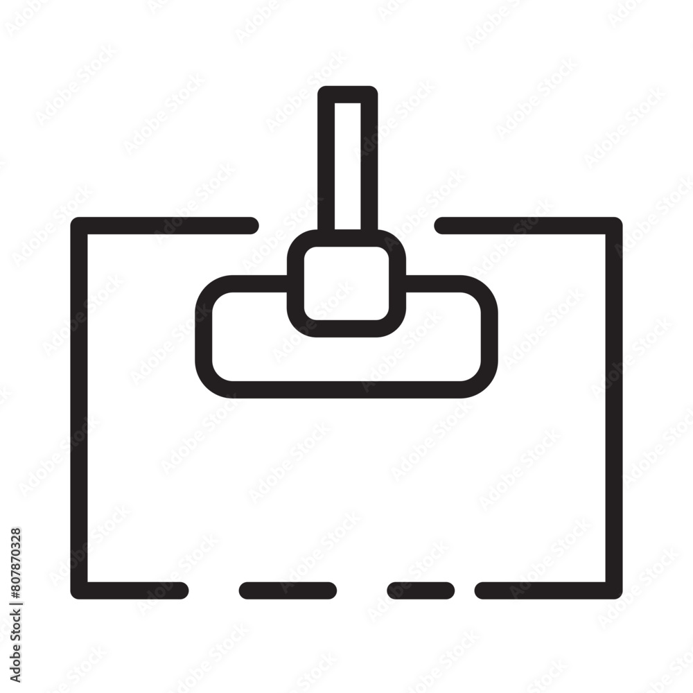 Carpet Dry Vacuum Line Icon Carpet Dry Vacuum Line Icon