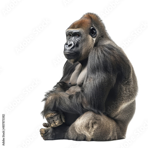 Gorilla Transparent background PNG © Lattifann Bibi