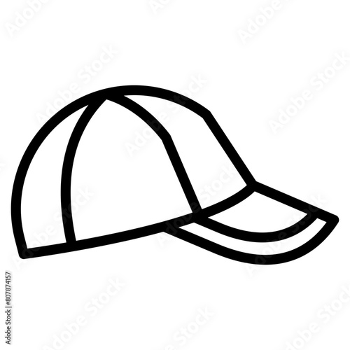 Baseball Cap  Icon Element For Design