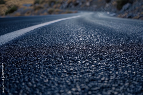 Wallpaper Mural Captivating shot of an empty weathered road stretching towards a dramatic sunset horizon under a cloud-filled sky. Beautiful simple AI generated image in 4K, unique. Torontodigital.ca