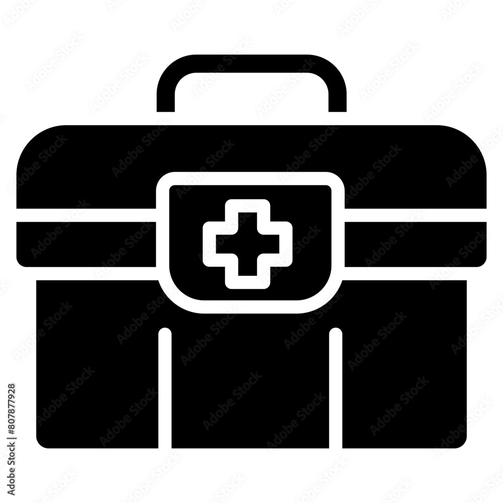 Fototapeta premium Medical Kit Icon Element For Design