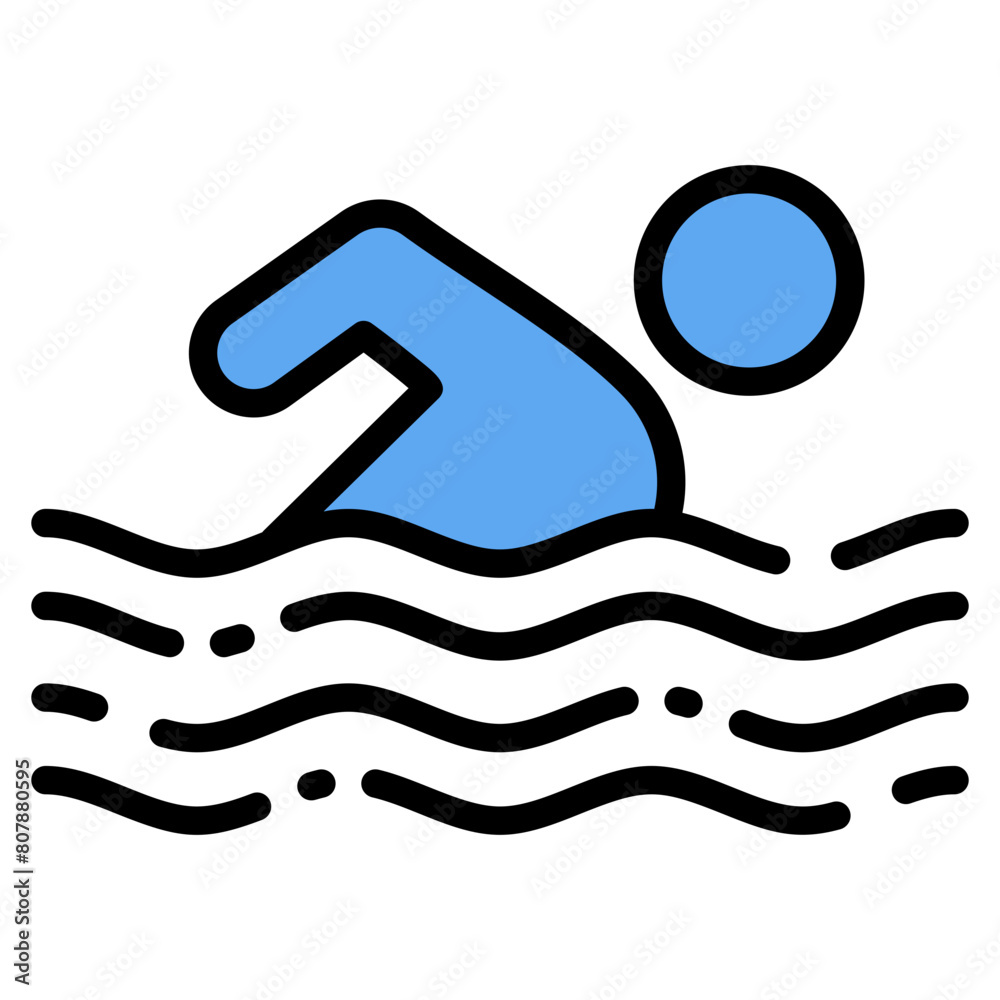 Swimming Icon Element For Design Swimming Icon Element For Design