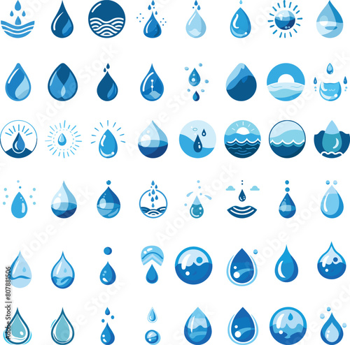 Vector Water-Icons Collection