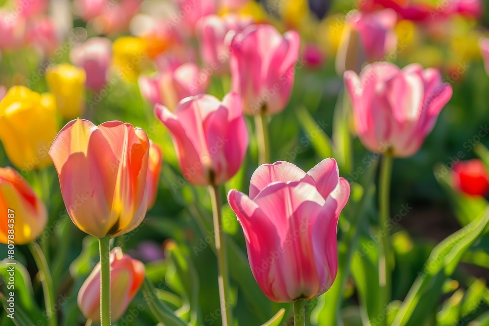 Fototapeta premium Whole blue Forget-me-not plant with roots and flower. Beautiful simple AI generated image in 4K, unique.