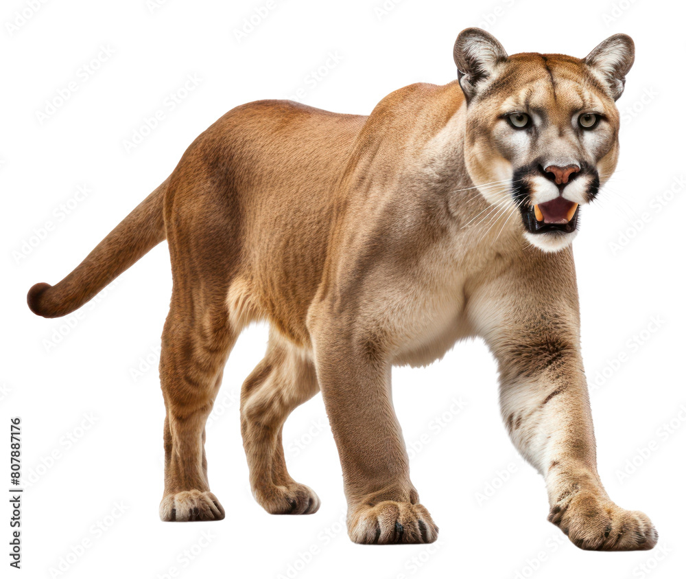 Obraz premium PNG Puma wildlife animal mammal.