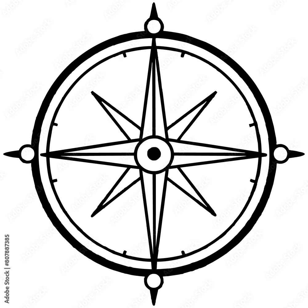 Guiding the Way: A Striking Compass