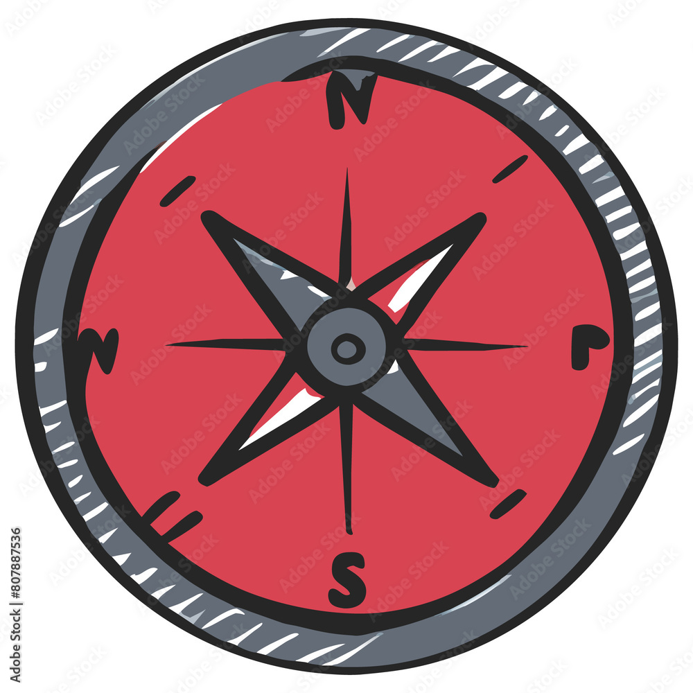 Guiding the Way: A Striking Compass Guiding the Way: A Striking Compass
