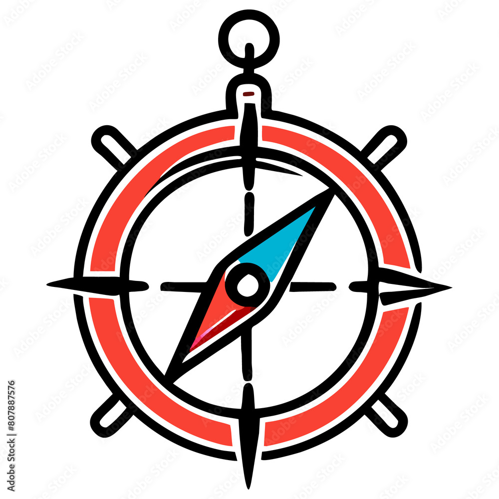 Guiding the Way: A Striking Compass Guiding the Way: A Striking Compass
