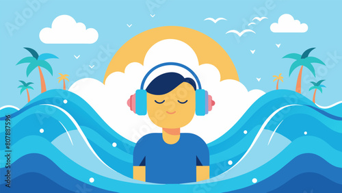 A company creates a relaxation soundtrack featuring the sound of waves as a theutic tool for stress relief and mental clarity..