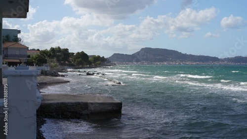 shore and beach of ARgassi , Zakynthos photo