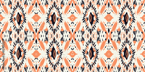 Seamless batik pattern,Seamless tribal batik pattern,and Seamless colorful pattern resemble ethnic boho, Aztec,and ikat styles.designed for use in wallpaper,fabric,curtain,carpet,Batik Embroidery
