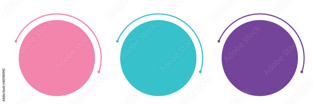 Label Circle 3 colours . Circles. Logo Sticker. Emblem Round. Icon. Vector illustration eps10 Label Circle 3 colours . Circles. Logo Sticker. Emblem Round. Icon. Vector illustration eps10