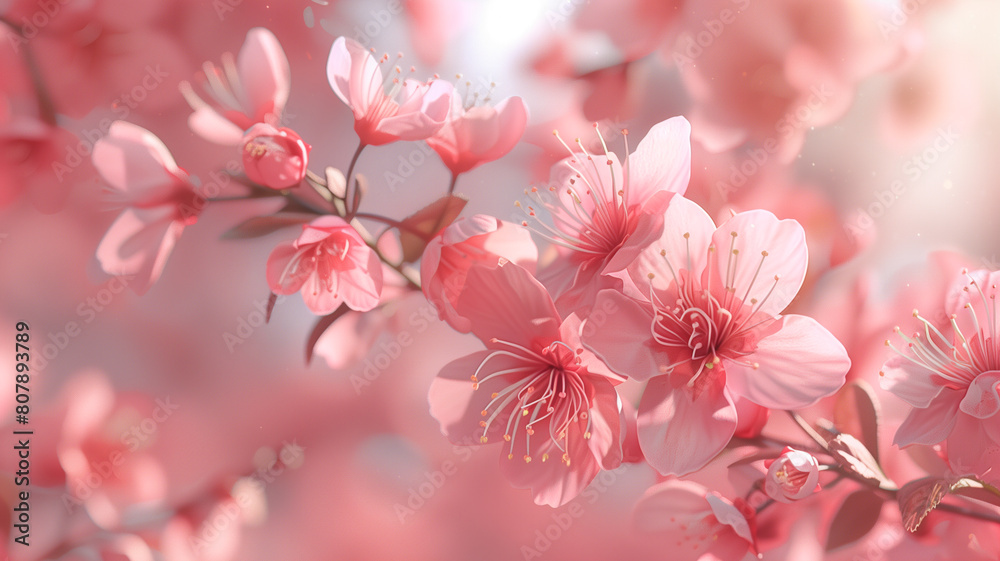 Close-up of pink flowers on tree Close-up of pink flowers on tree