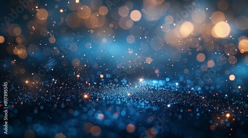 Abstract bokeh lights creating a blurred background. Perfect for adding a soft and dreamy touch to videos or presentations photo