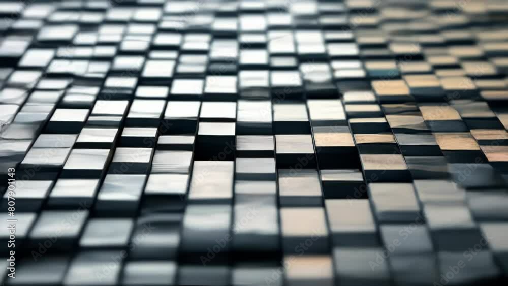 A soothing pattern of repeating squares A soothing pattern of repeating squares