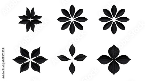 Set of flowers on PNG background © Stock Photos Bank 