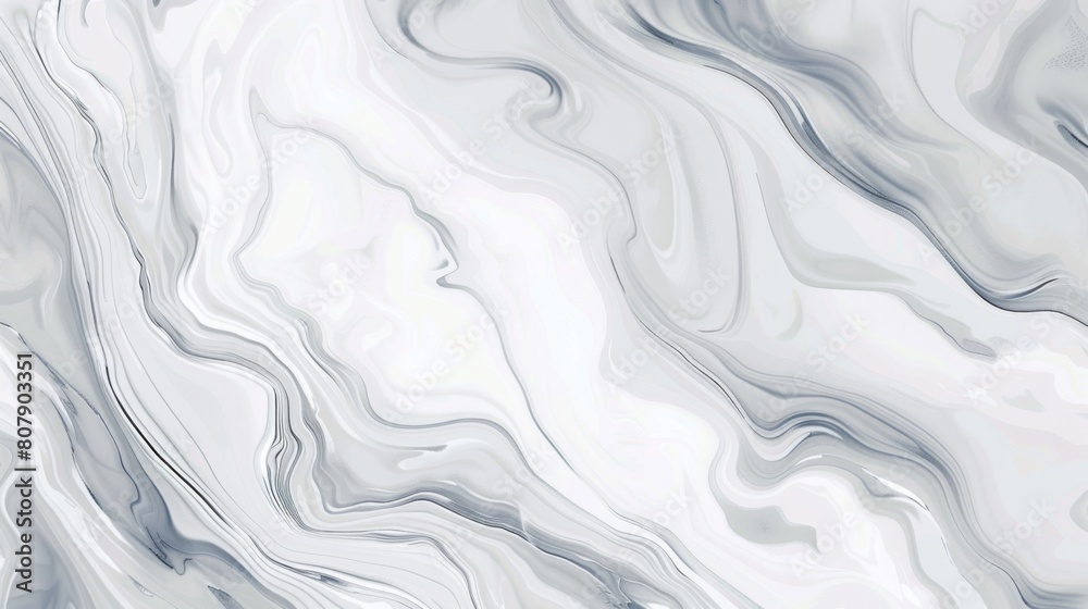 Elegant Abstract Marble Texture in Monochrome Shades