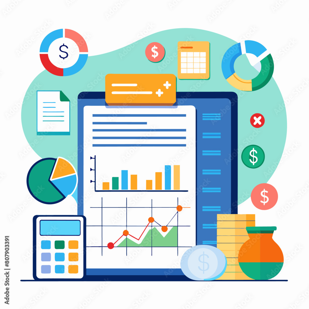 Create a [financial planning spreadsheet template] with formulas and graphs that can be easily adjusted for personal or small business finance management.