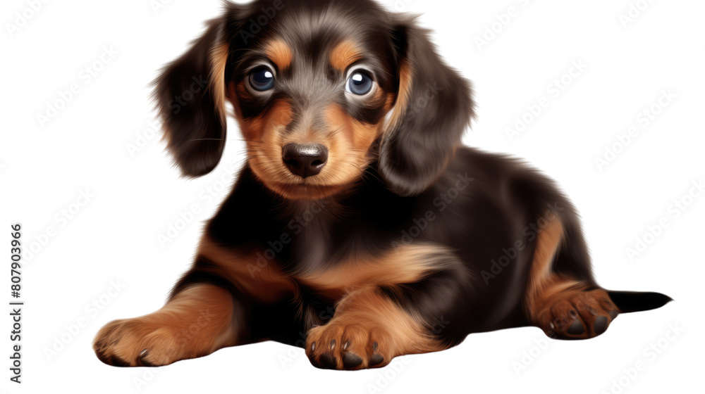 Puppy On PNG Background