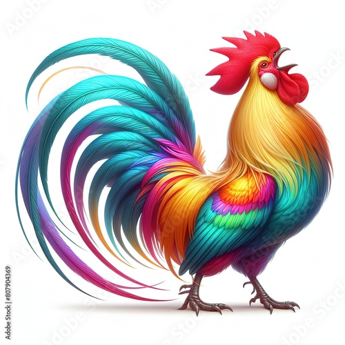 colorful roosters © Do Trong Danh