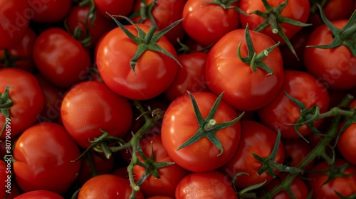 A Cluster of Fresh Tomatoes