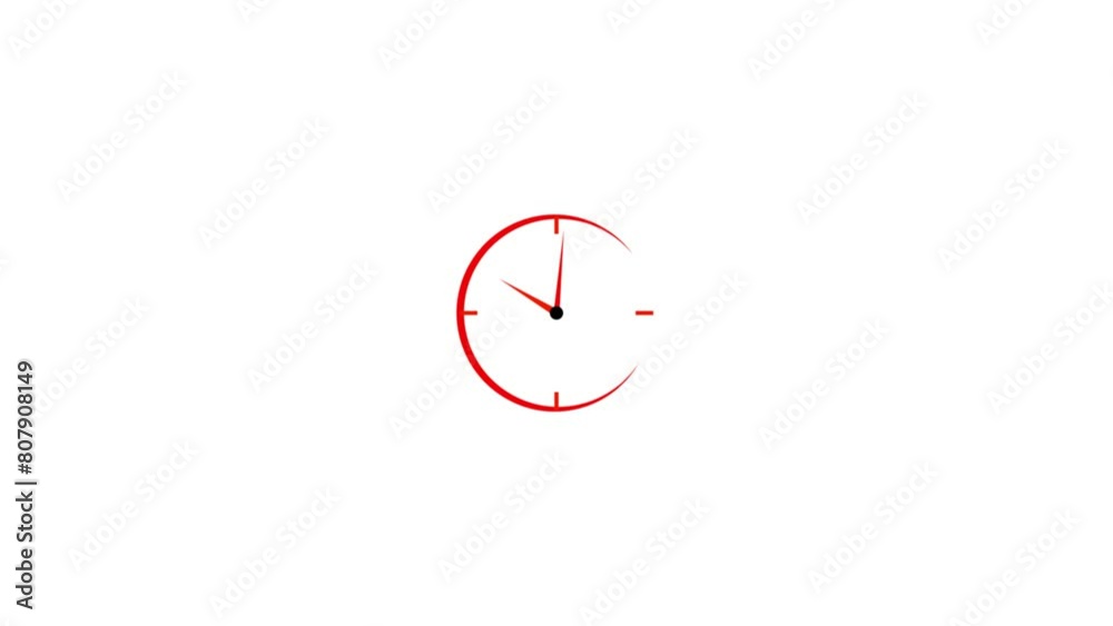 Analog clock spinning animation Analog clock spinning animation